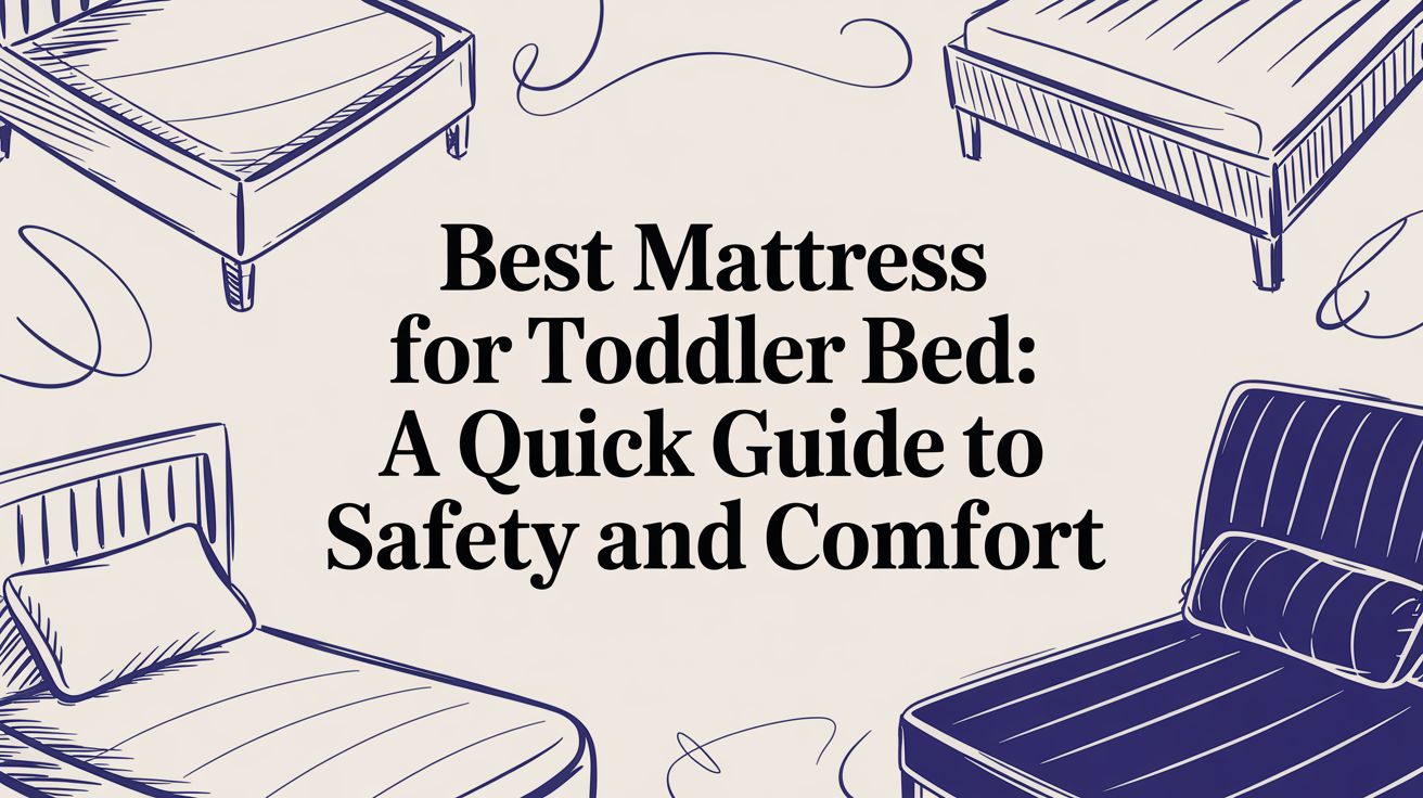 Finding a Safe & Comfortable Mattress for a Toddler Bed