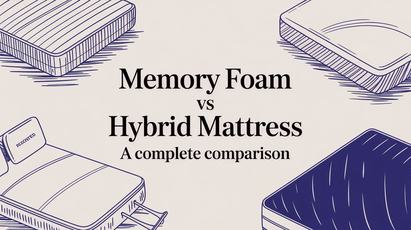 Memory Foam vs Hybrid Mattress: A Complete Comparison