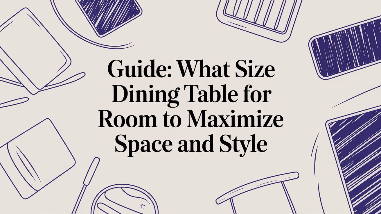 Guide: What Size Dining Table for a Room to Maximize Space and Style
