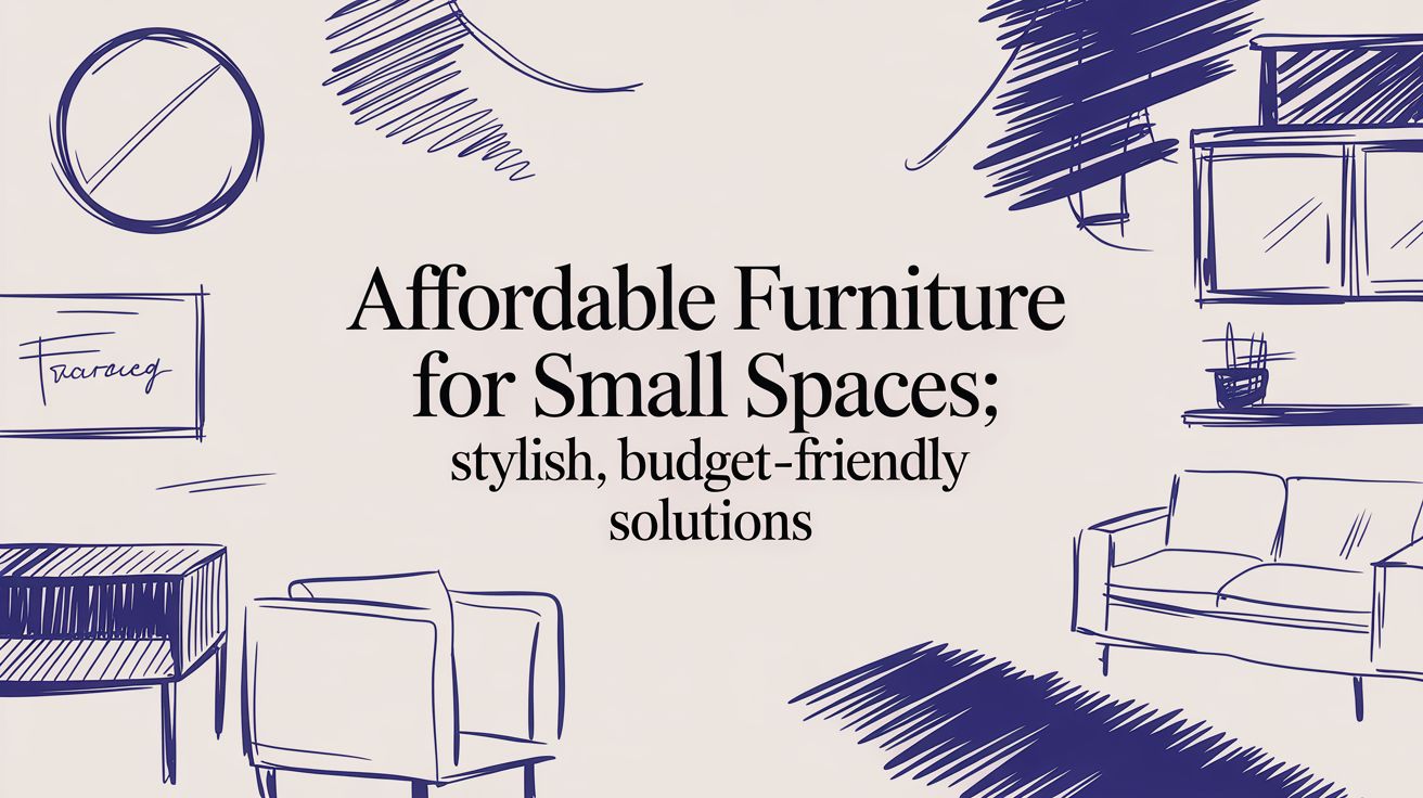 Affordable furniture for small spaces: stylish, budget-friendly solutions