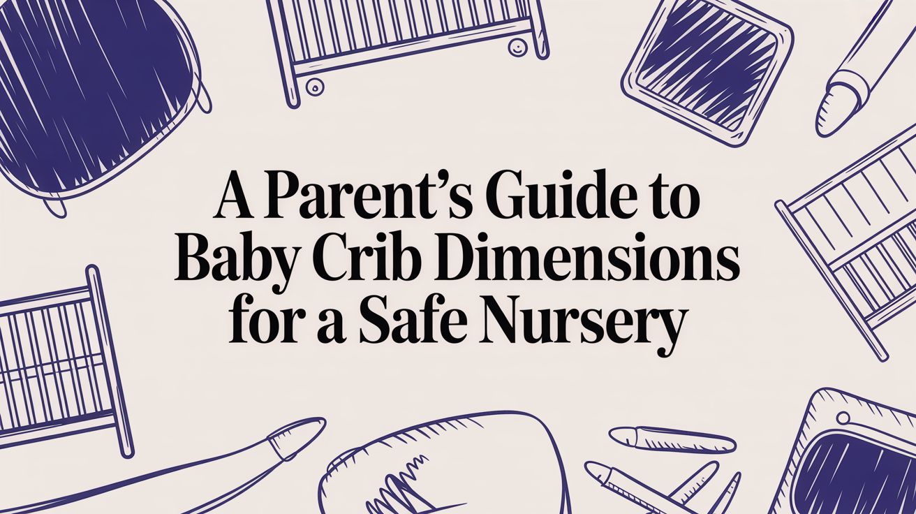 A Parent’s Guide to Baby Crib Dimensions for a Safe Nursery