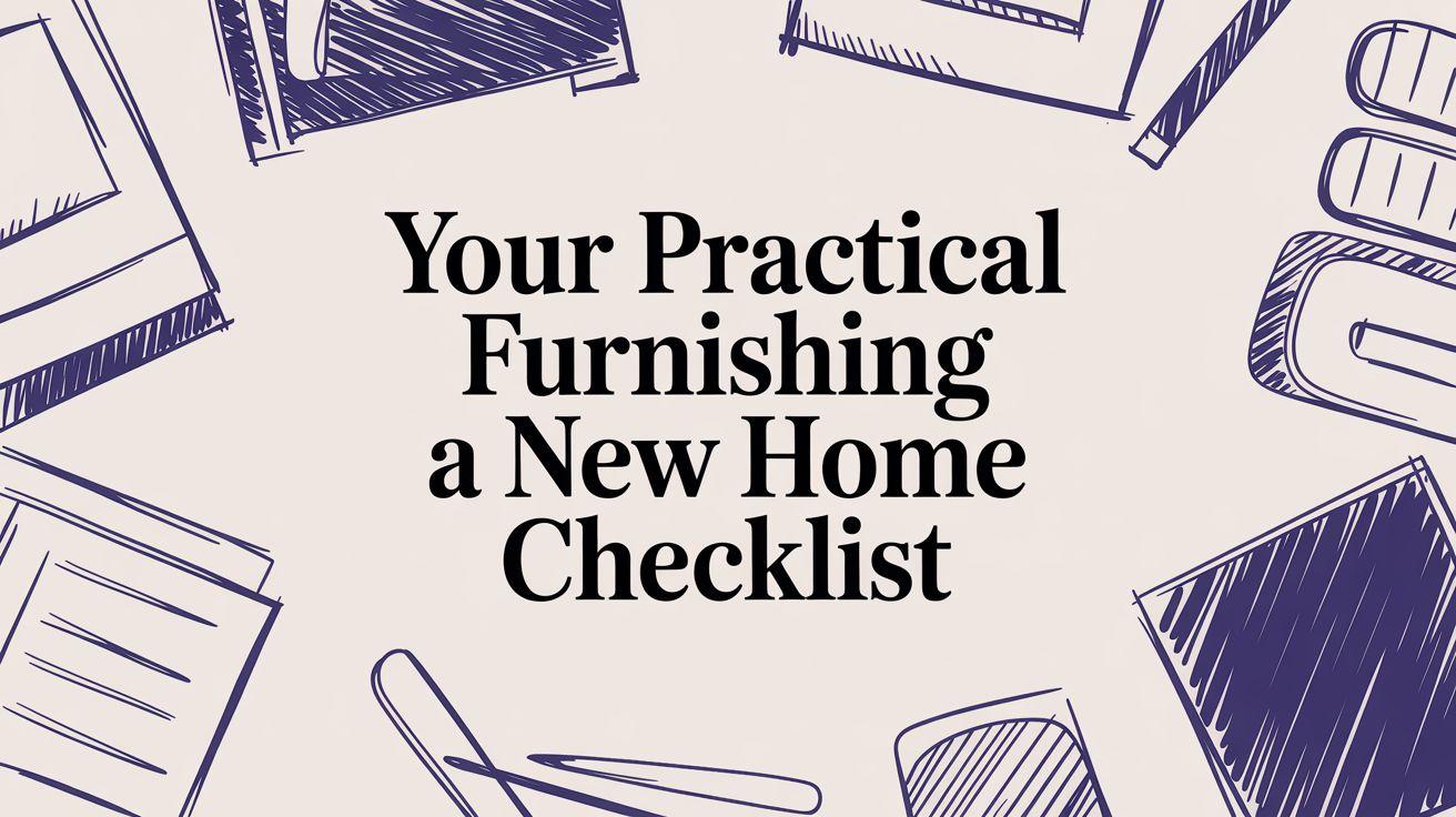 Your Practical Furnishing a New Home Checklist