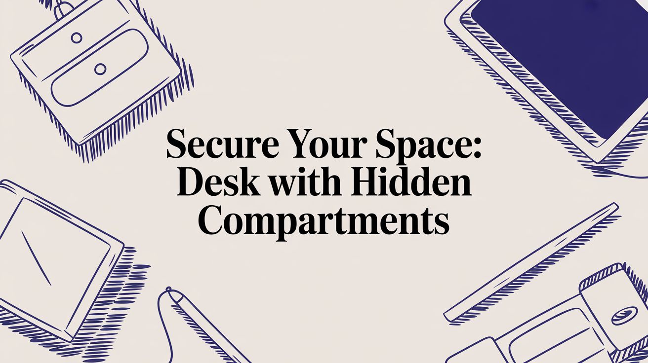 Secure Your Space: Desk With Hidden Compartments