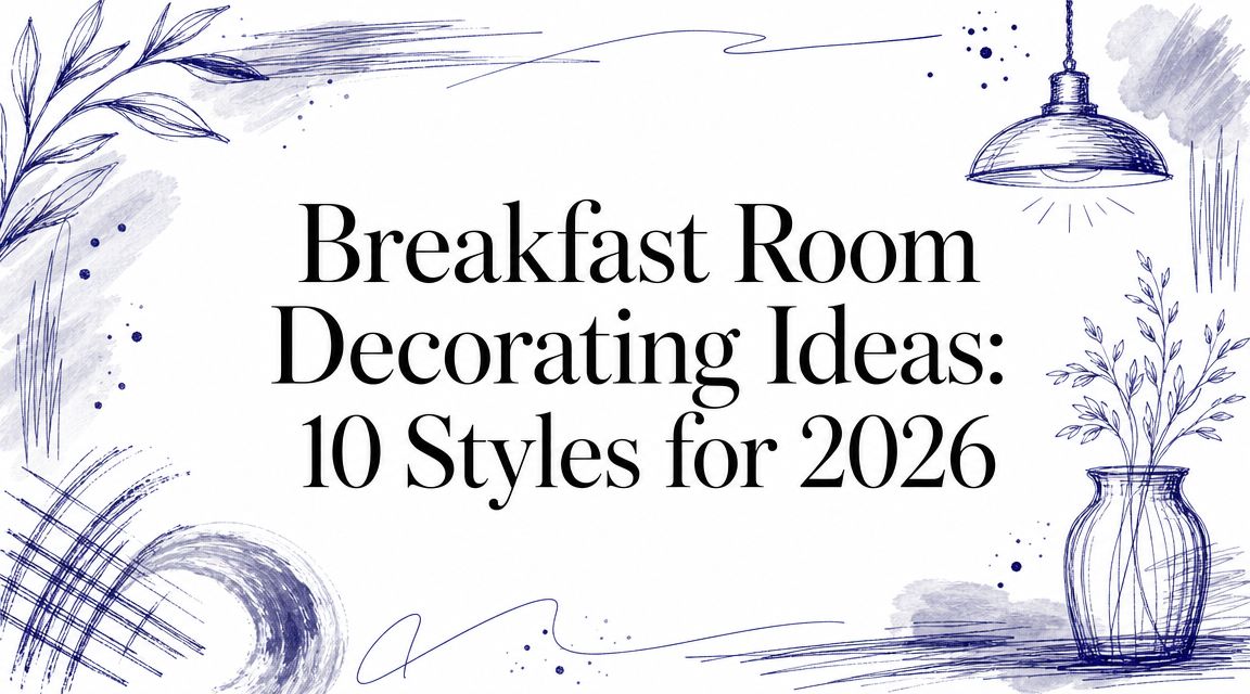 Breakfast Room Decorating Ideas: 10 Styles for 2026