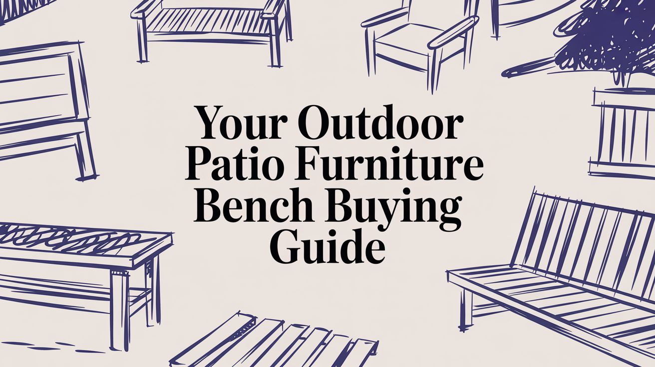 Your Outdoor Patio Furniture Bench Buying Guide